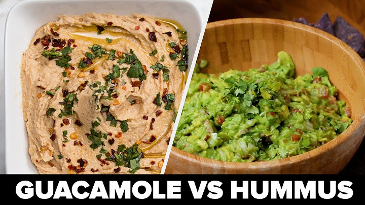 Guacamole Vs Hummus
